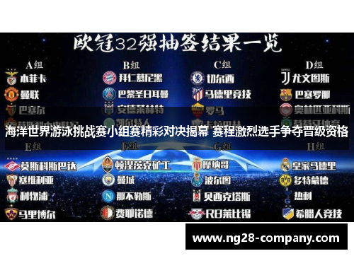 海洋世界游泳挑战赛小组赛精彩对决揭幕 赛程激烈选手争夺晋级资格